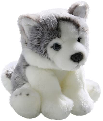 Carl Dick Husky zitten, 22cm, pluche speelgoed, zacht speelgoed 3134