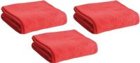 Merkloos Fleece deken/plaid Cosy - Rood - 120 x 150 cm