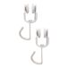 MICEL - 92577 poulie pour voile d'ombrage, 2 pièces, pour roulements intérieurs, blanc, 18,5 x 18 x 56 mm