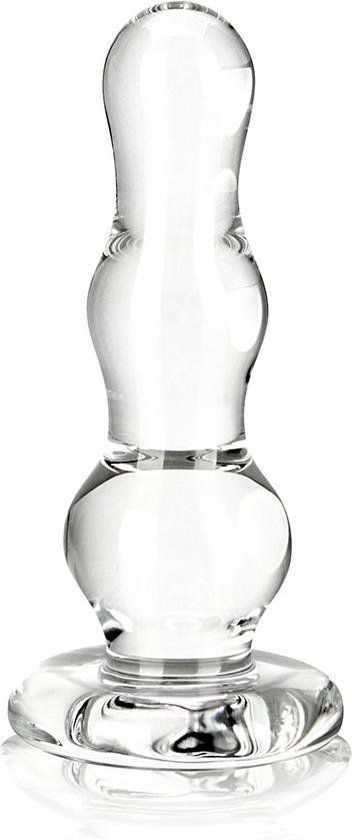 Glas - Glazen Butt Plug 10,2 cm - Transparant - Waterdicht