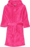 Playshoes Fleece badjas met capuchon - Roze - maat 110-116cm