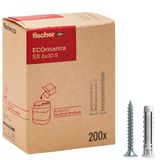 Fischer Ecoricarica 200 pluggen SX 6 x 30 S met schroef
