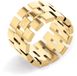 Calvin Klein CJ35000325D Dames Ring - Staal - Goudkleurig - 12 mm breed