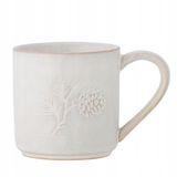Bloomingville Winter Mok 300ml Wit - Stijlvol Keramiek met Winterdecoratie