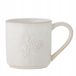 Bloomingville Winter Mok 300ml Wit - Stijlvol Keramiek met Winterdecoratie