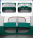 Corenia Tente de camping - Vert - 12 Personnes - Polyester - 430x305x200cm