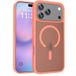 SZSMART IK17 Matte TPU Case, Magnetic and Drop-Resistant for iPhone 17 Pro Max - Orange