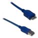 Lineaire PCUSB316C USB-kabel USB 2.0 1,8 m USB A USB B Blauw