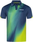 Donic Polo Enfant Fire Marine/Limoen Manches Courtes Polyester Tie-dye Taille 152