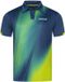 Donic Polo Enfant Fire Marine/Limoen Manches Courtes Polyester Tie-dye Taille 152