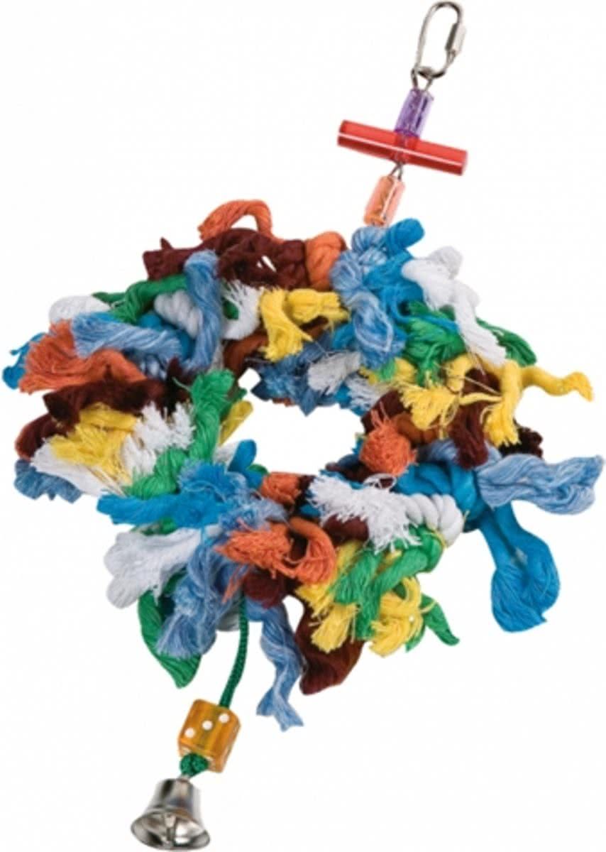 KARLIE-FLAMINGO Speelgoed Kooihanger - Flamingo kooihanger Tros - multicollor - 18 cm