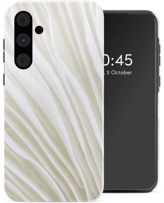 Selencia Hoesje - Geschikt voor Samsung Galaxy A55 (5G) - Backcover - Nature Light Brown