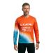 Cube Factory Racing Maillot manches longues Enduro Orange L Homme