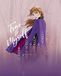 Komar Disney Muurafbeelding Frozen Anna True to Myself | Kinderkamer, Babykamer, Decoratie, Kunstdruk | zonder lijst | WB076-40x50 | Maat: 40 x 50 cm (breedte x hoogte)
