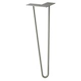 WAGNER Meubelpoot/Tafelbeen/Meubelvoet - HAIRPIN LEG - Retro-stijl - Staal met Gepoedercoating Vintage, 12 x 12 x 40 cm, Poot Conisch/Hellend, met Geïntegreerde Schroefplaat - 12824701