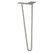 WAGNER Meubelpoot/Tafelbeen/Meubelvoet - HAIRPIN LEG - Retro-stijl - Staal met Gepoedercoating Vintage, 12 x 12 x 40 cm, Poot Conisch/Hellend, met Geïntegreerde Schroefplaat - 12824701