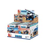 Sluban Police II-4 gesorteerd, 2 stuks per elke 644 stuks, M38-B0638, meerkleurig