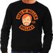 Bellatio Decorations Sons of Willem sweater / trui zwart heren - Koningsdag kleding S