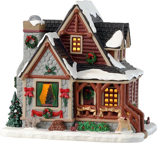 Lemax Christmas Cabin Verlicht Gebouw