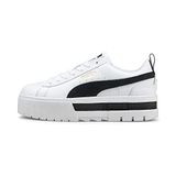 Puma Mayze Lth Wn Lage sneakers - Leer - Dames - Wit - Maat 37+
