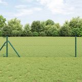 vidaXL Gaashek 10 x 0,4 m staal groen