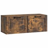 vidaXL Wandmontage TV-kast Gerookt eiken 78,5 x 31 x 30 cm