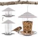 sarcia.eu Chomik M Świeży Spółka Jawna Hangende VOEDERBAK voor vogels, opvouwbare ZAAIDOSEERDER 16,5x16,5x19 cm