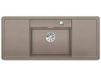 Blanco 523631 ALAROS 6 S SILGRANIT PuraDur wit bekken midden, tartufo