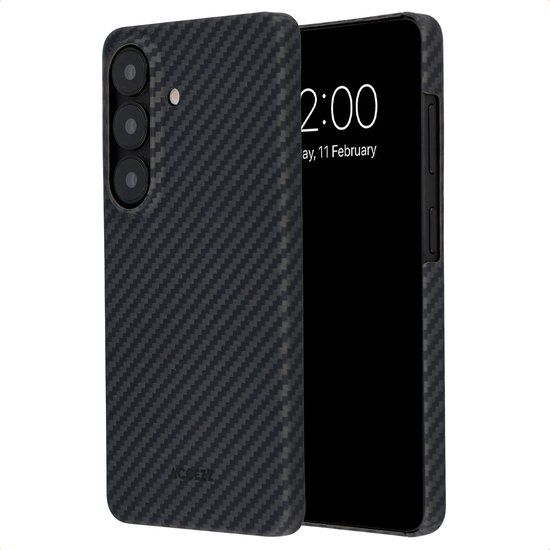Accezz MagSafe Kevlar® Backcover voor de Samsung Galaxy S26 - Zwart