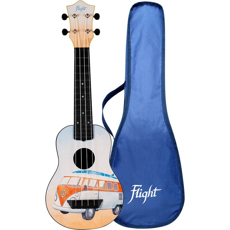 Flight Travel Series TUS25 Soprano Travel Ukulele with Gigbag