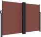 vidaXL Windscherm uittrekbaar 160x600 cm bruin