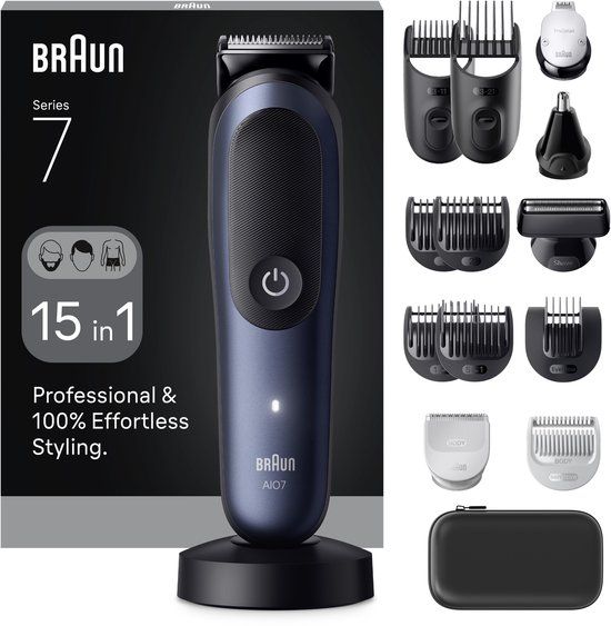 Braun All-In-One Series 7 Scheer-, Knip- en Trimapparaat Donkerblauw