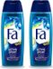 Fa Men Active Sport Gel douche - Green Citrus - 250 ml - 2 pièces