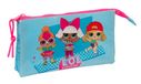 LOL Surprise Divas Pennenetui voor kinderen, ideaal voor schoolleeftijd, comfortabel en veelzijdig, kwaliteit en duurzaamheid, 22 x 3 x 12 cm, blauw