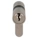 Amig - Veiligheidscilinder - Deurslot - 15 mm nok - Inclusief 3 sleutels - Mat messing - Afmetingen: 60 (30-30 mm)