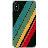 Apple iPhone X, Apple iPhone XS Grunge bedrukt siliconen hoesje