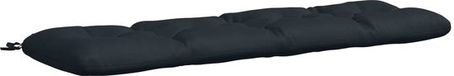 vidaXL Bankkussen VIANEN 100% Polyester Donkerblauw 160 x 40 x 12 cm
