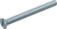 Hoenderdaal Fasteners Hoenderdaal Metaalschroef M8x50mm Verzinkt Platkop 200 stuks