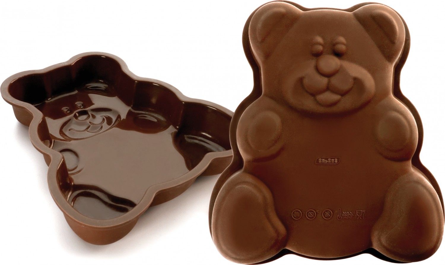 Ibili IB-871600 Bakvorm - Silicone - Bruin - 26 x 24 cm