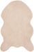 vidaXL - Antislip - vloerkleed - van - imitatie - konijnenbont - OLITE - Taupe