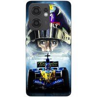 Aston Martin F1 Fernando Alonso Case voor Oppo Reno 13F Renault R25