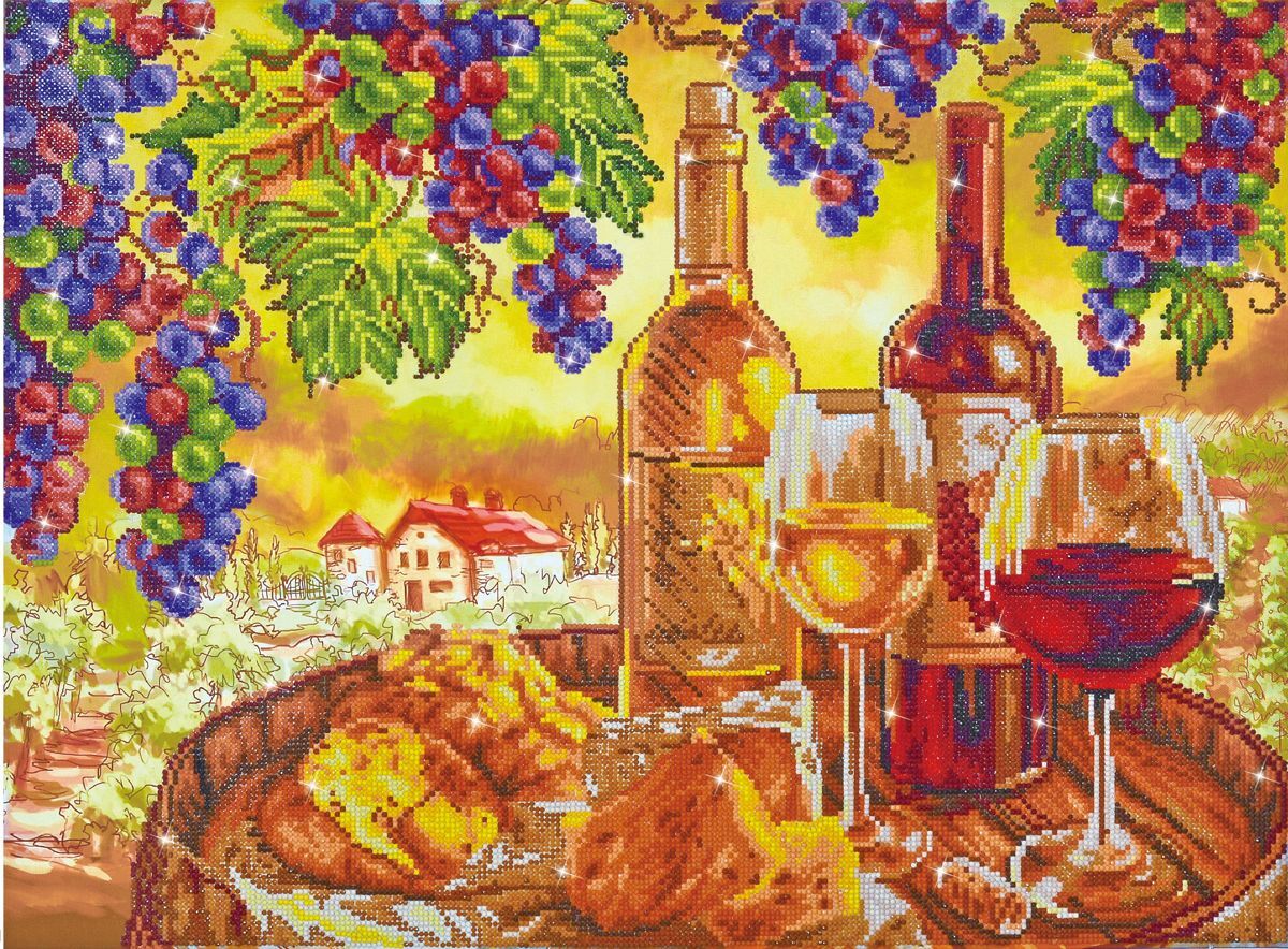 Diamond Dotz Les Vins de Campagne 76x57 cm