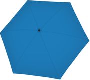 Doppler Fiber Mini Compact paraplu Elektrisch Blauw - 16 cm optioneel