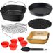 Accessoires voor heteluchtfriteuse, 12-delig, sans BPA