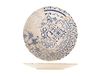 H&H 3238003 Fruitplaat Alyssa, aardewerk, versierd, 20 cm