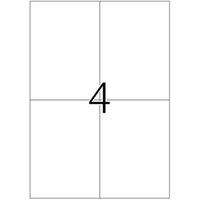 HERMA Premium - Papier - mat - permanent zelf-klevend - wit - A6 (105 x 148 mm) 800 etiket(ten) (200 vel(len) x 4 gelamineerde etiketten