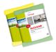 Alclear 8215810yg Keukendoek, ultra-microvezel, 32 x 36 cm, groen en geel, 2 stuks