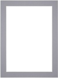 Passe-Partout 12x18 cm - Grijs - Museumkarton
