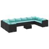 VidaXL 3308292 Loungeset Marineblauw