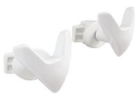 SOMATHERM FOR YOU Witte V-haken voor handdoekdroger om te schroeven, 2 stuks